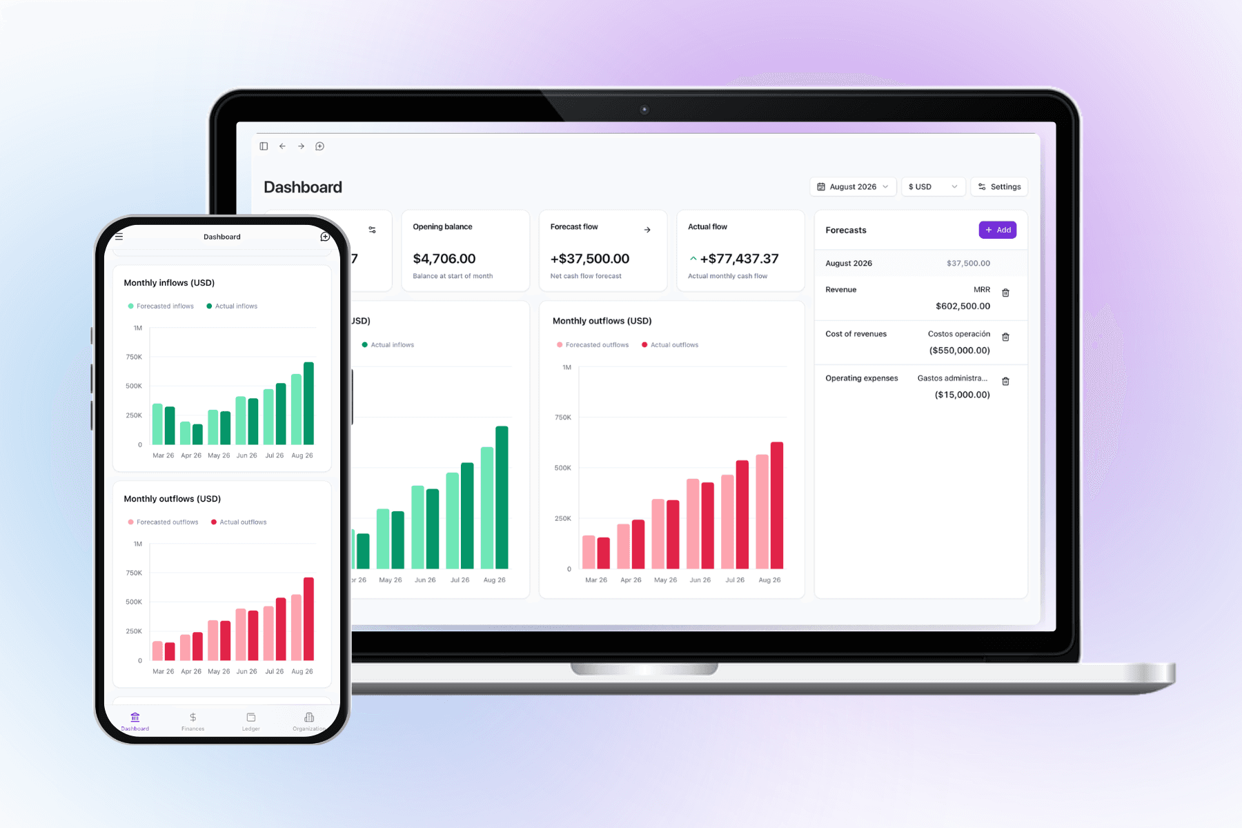 Hunna dashboard preview